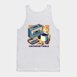Unforgettable 80's Music and Coffee Tank Top